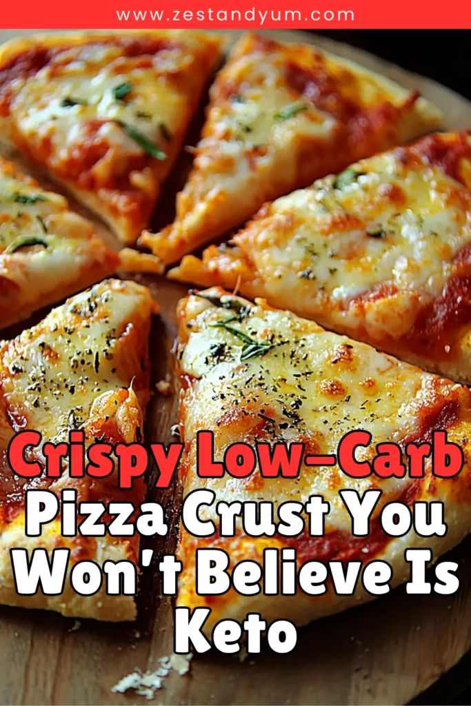 Crispy Low-Carb Pizza Crust You Won’t Believe Is Keto