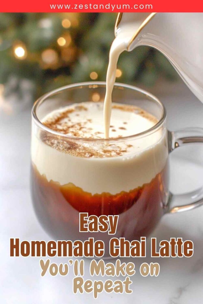 Easy Homemade Chai Latte You’ll Make on Repeat