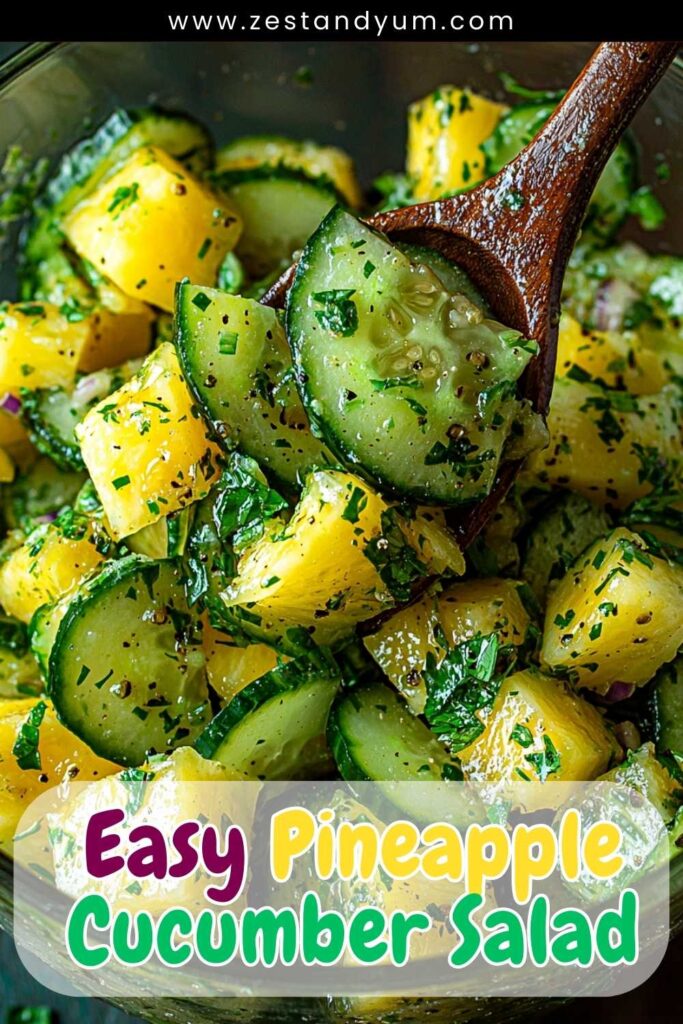 Easy Pineapple Cucumber Salad