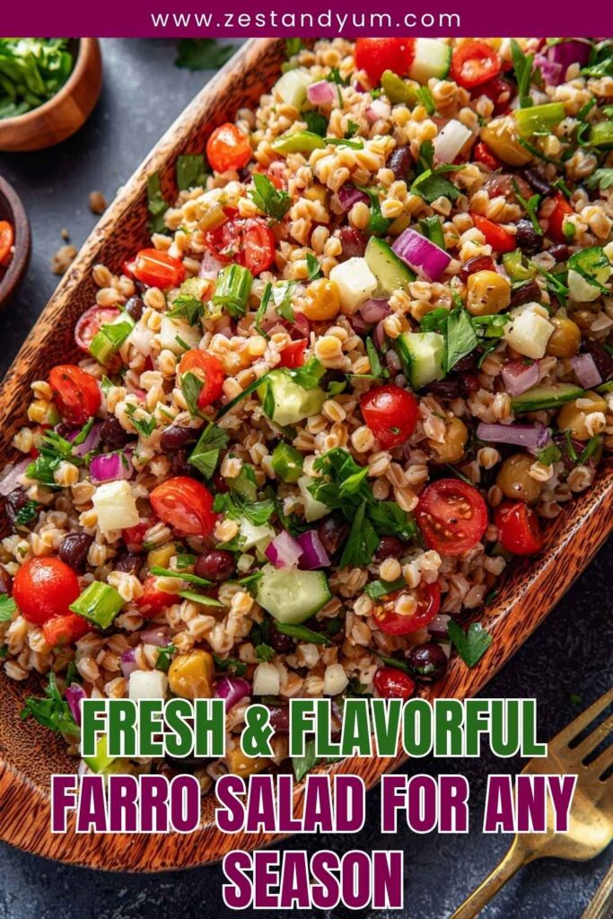 Fresh & Flavorful Farro Salad for Any Season