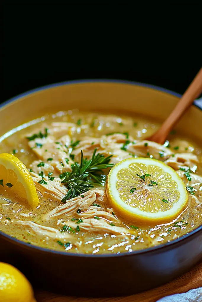 Greek Lemon Chicken Soup 