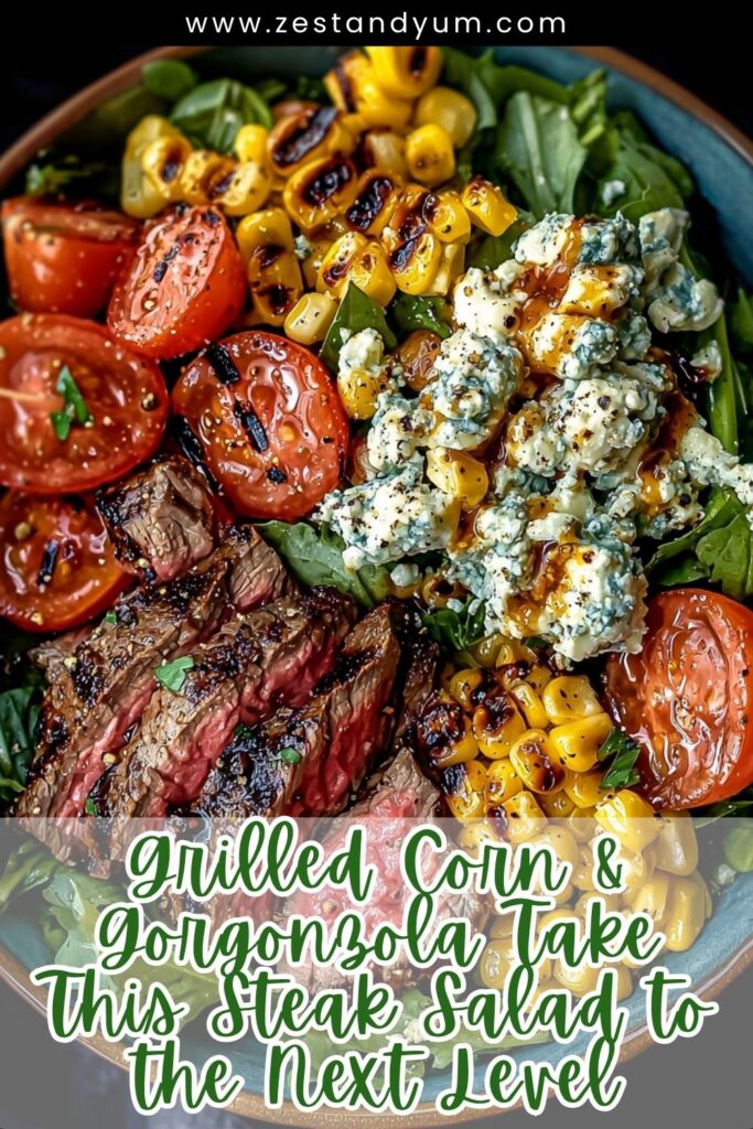 Grilled Corn & Gorgonzola Take This Steak Salad to the Next Level