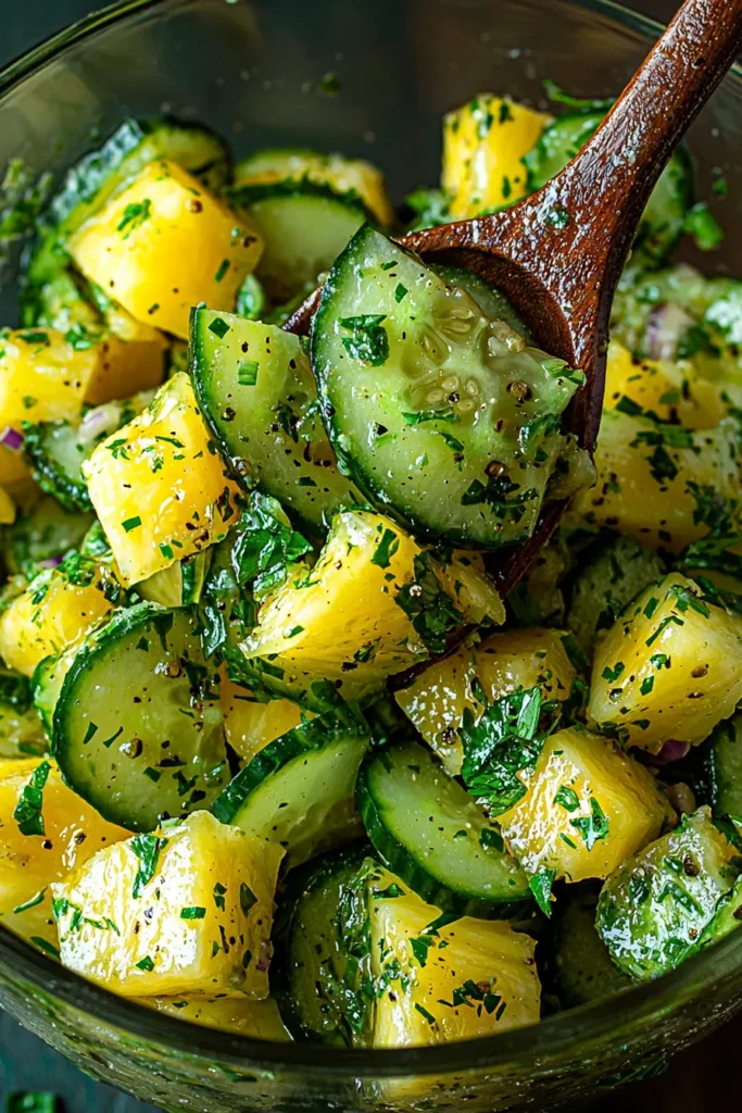 Savoring Pineapple Cucumber Salad: A Refreshing Delight