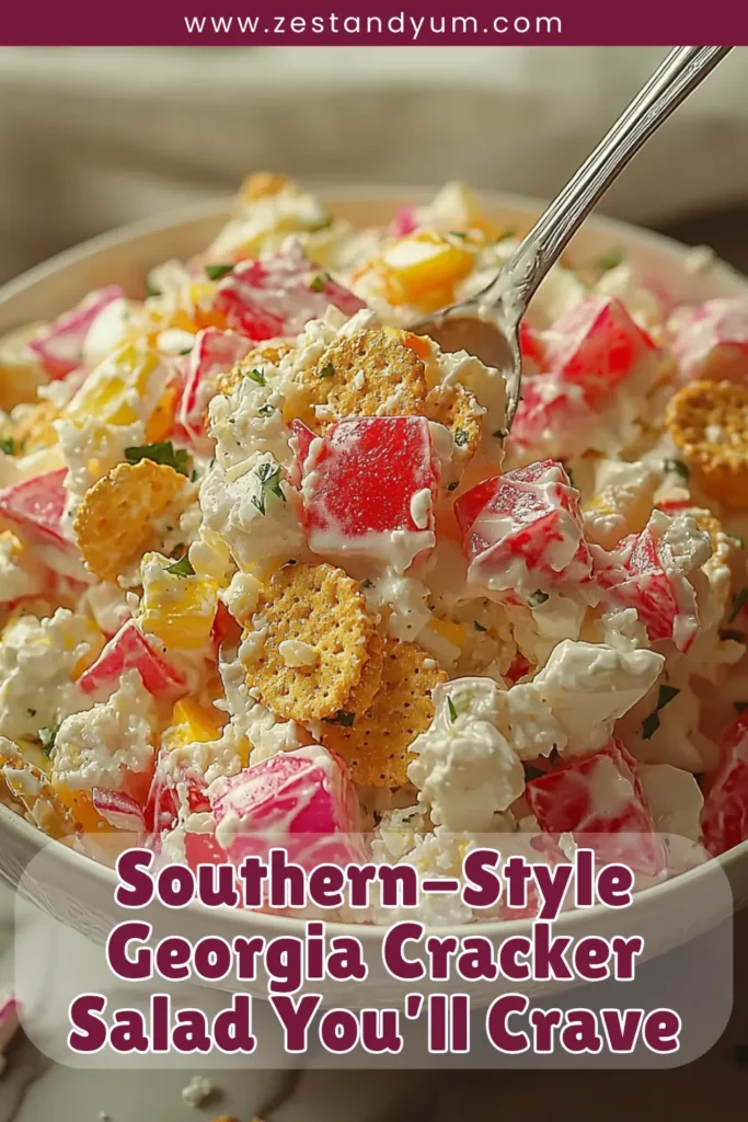 Southern-Style Georgia Cracker Salad You’ll Crave