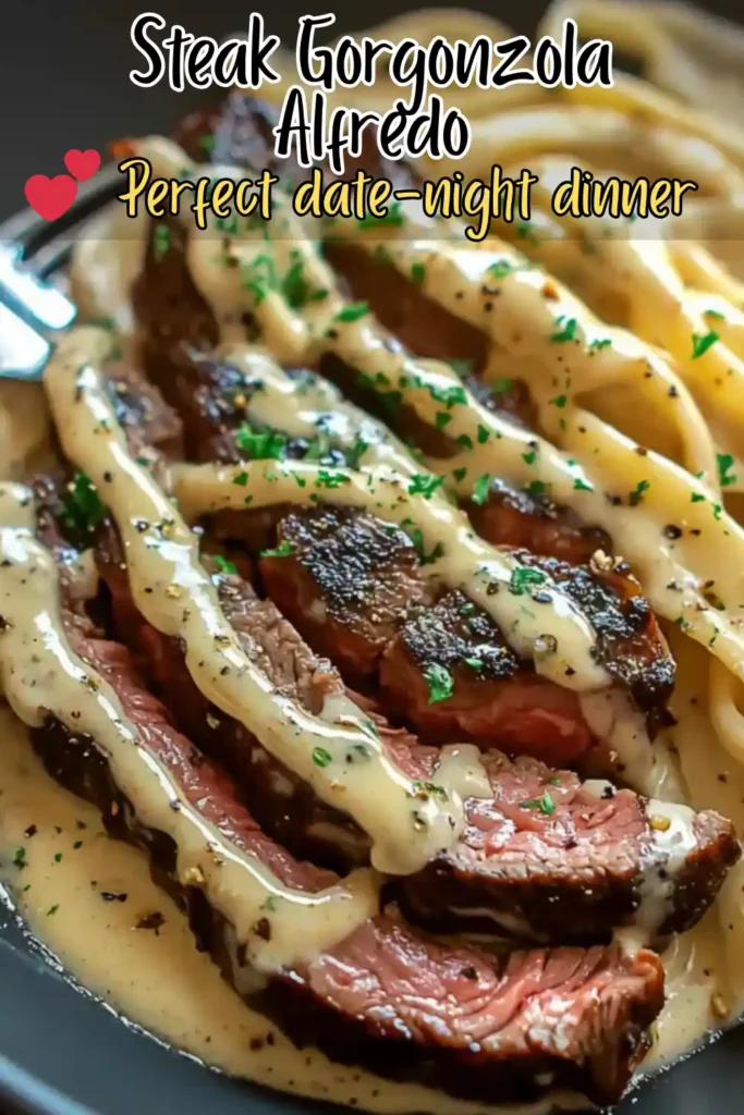 Steak Gorgonzola Alfredo