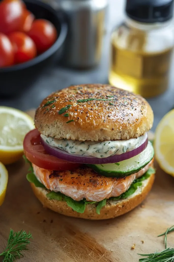 The Best Salmon Burgers