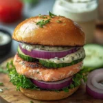 The Best Salmon Burgers