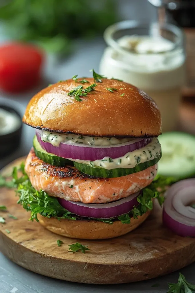The Best Salmon Burgers