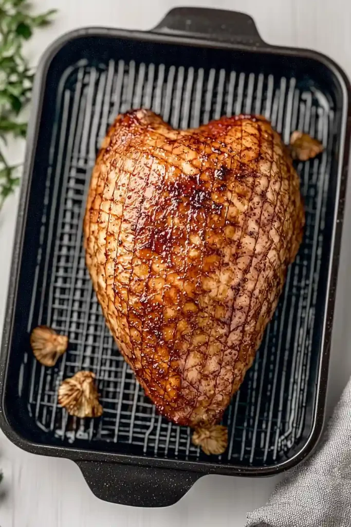 Juicy Air Fried Turkey Breast with Crispy Skin