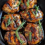 Quick Balsamic Chicken with Garlic and Herbs