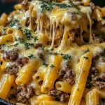One-Pot Cheeseburger Alfredo That’s So Satisfying