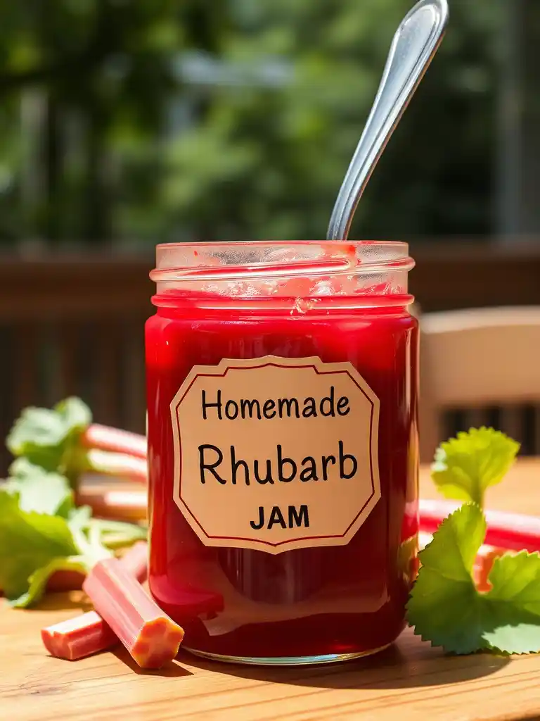 Easy Homemade Jam Recipes with Rhubarb