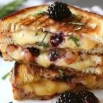 Best Grilled Cheese with Brie and Blackberry