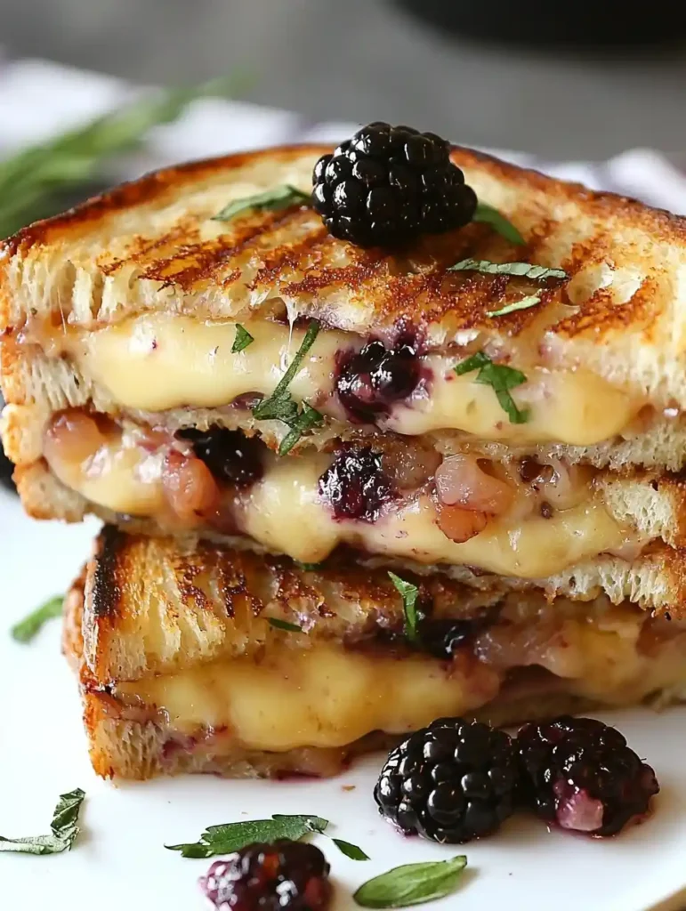 Best Grilled Cheese with Brie and Blackberry