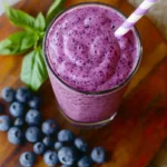 How to Make a Creamy Blueberry Basil Smoothie in Minutes