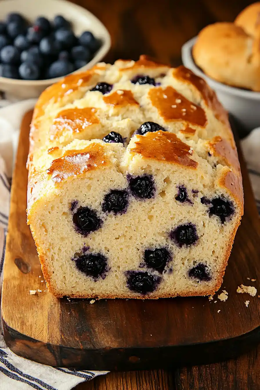 This Blueberry Bread Has the Perfect Crusty Top
