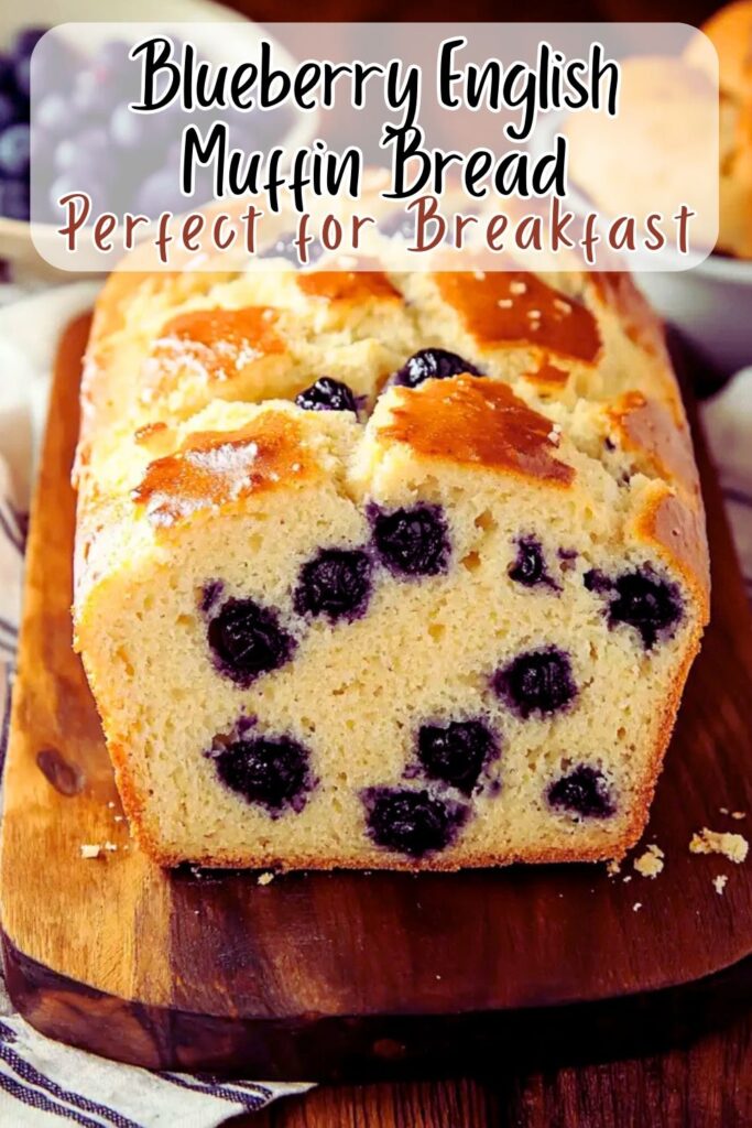 Blueberry English Muffin Bread