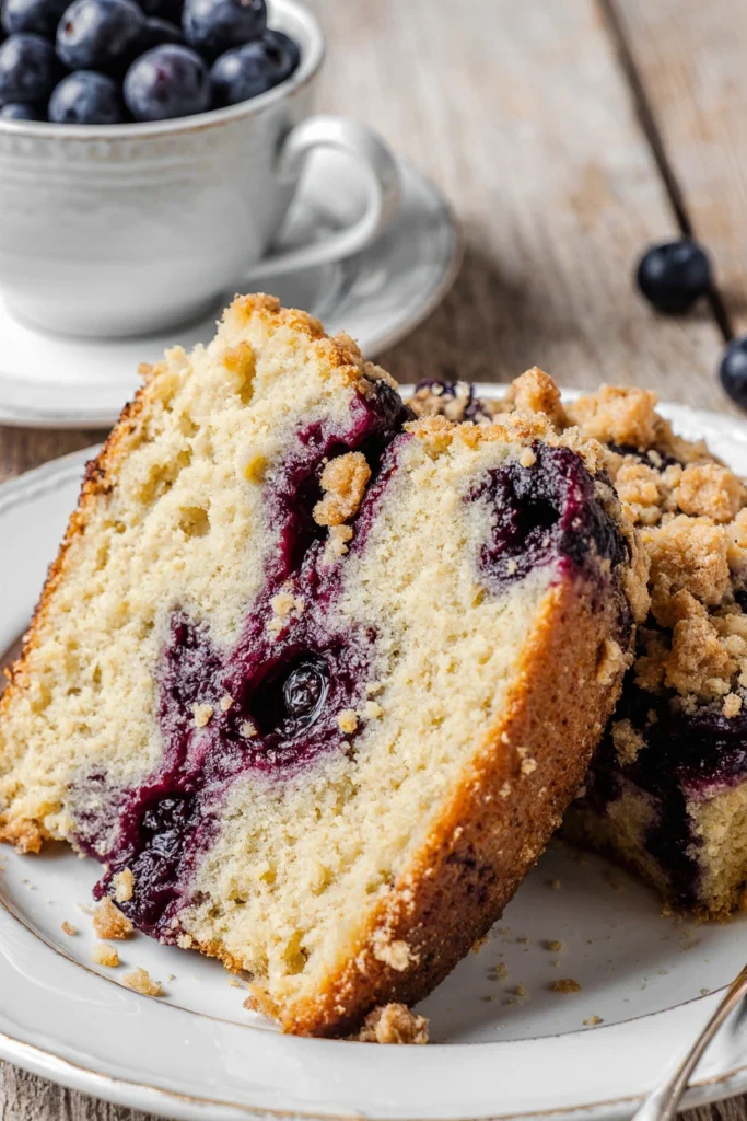 The Best Blueberry Coffee Cake with a Tender Crumb
