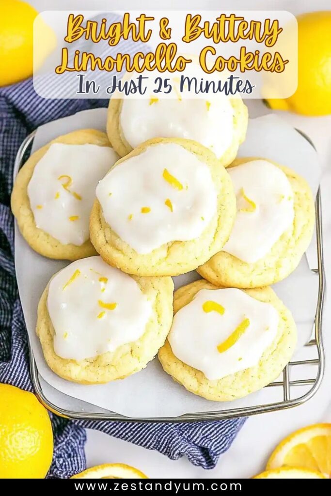 Bright & Buttery Limoncello Cookies in 25 Minutes