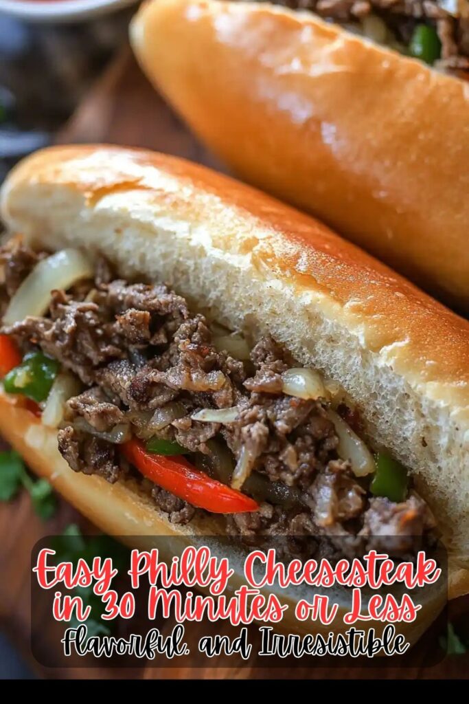 Easy Philly Cheesesteak in 30 Minutes or Less