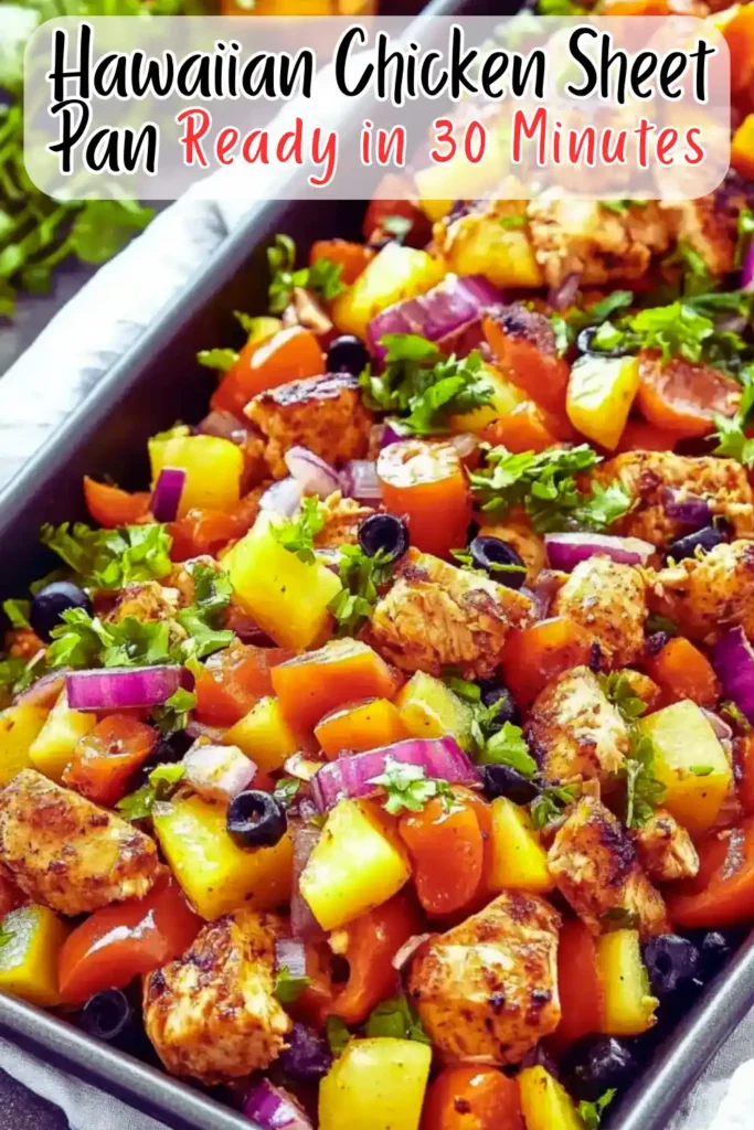 Hawaiian Chicken Sheet Pan