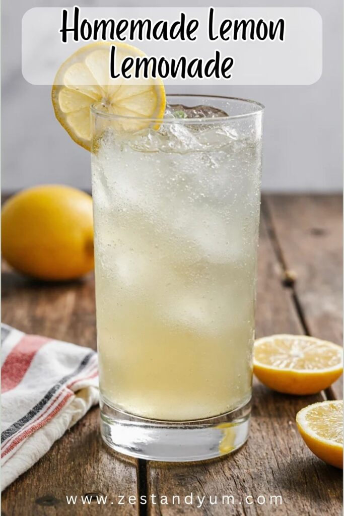 Homemade Lemon Lemonade