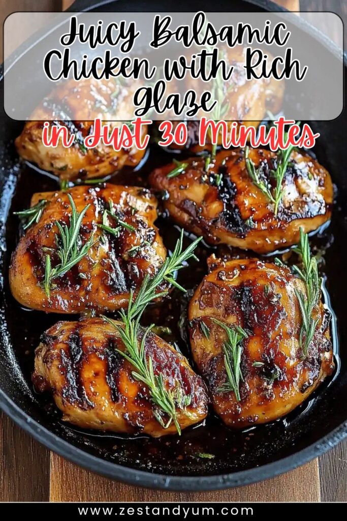 Juicy Balsamic Chicken with Rich Glaze – Ready in 30 Minutes
