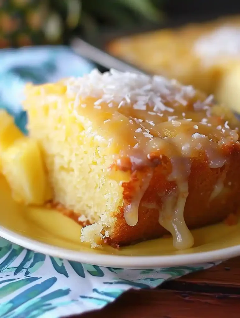 Easy Pineapple Coconut Cake Recipe – So Soft & Fluffy