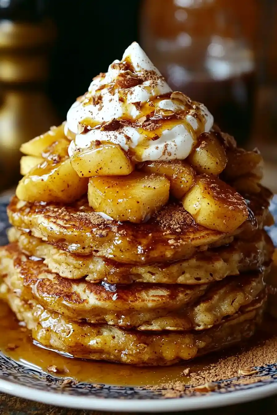 Apple yogurt pancakes
