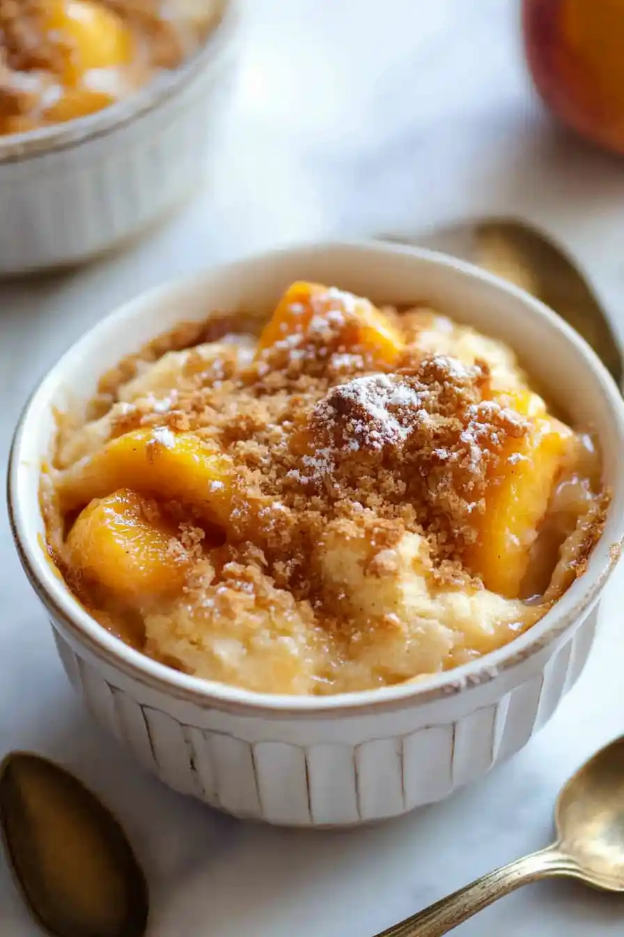 The Best Peach Cobbler with Buttery Crisp Topping