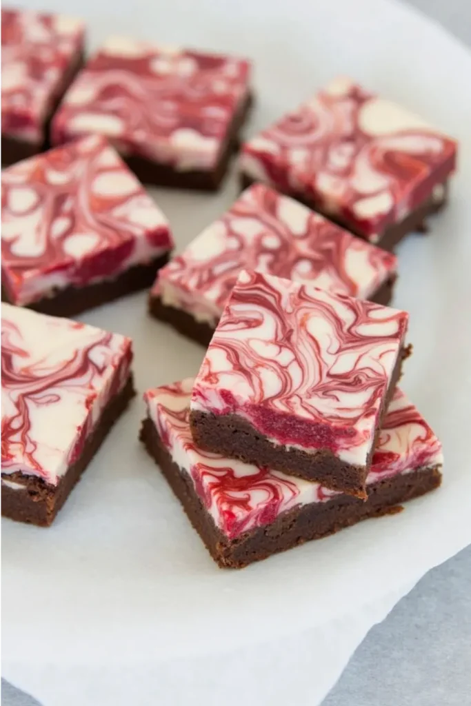 Red Velvet Brownies with Cheesecake Swirl - A Match Made in Dessert Heaven