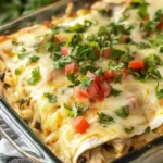 Easy Green Chicken Enchiladas with Salsa Verde Sauce