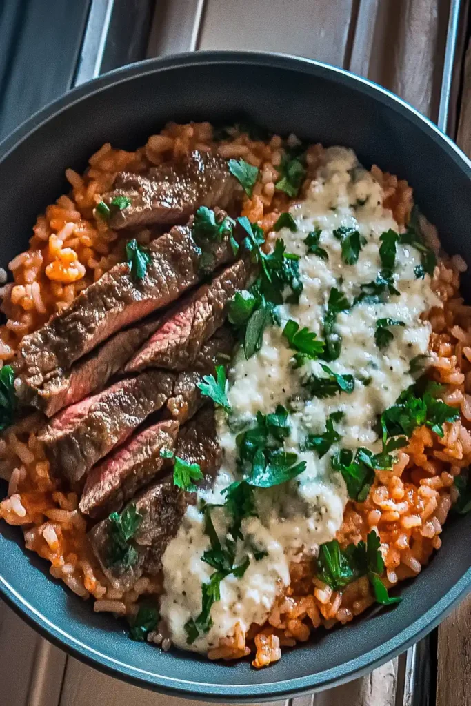 Cheesy Steak & Rice You'll Crave All Week