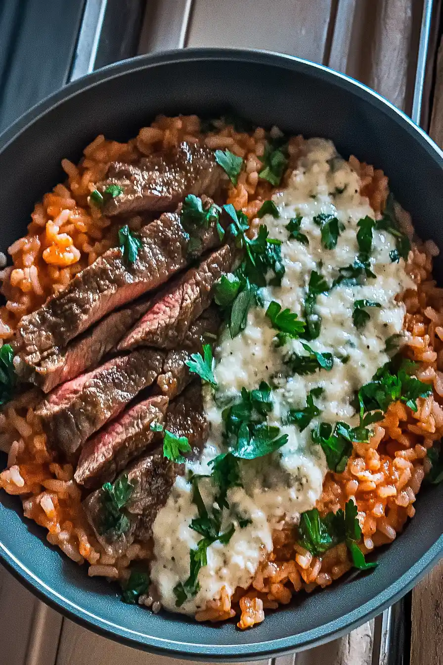 Cheesy Steak & Rice You'll Crave All Week