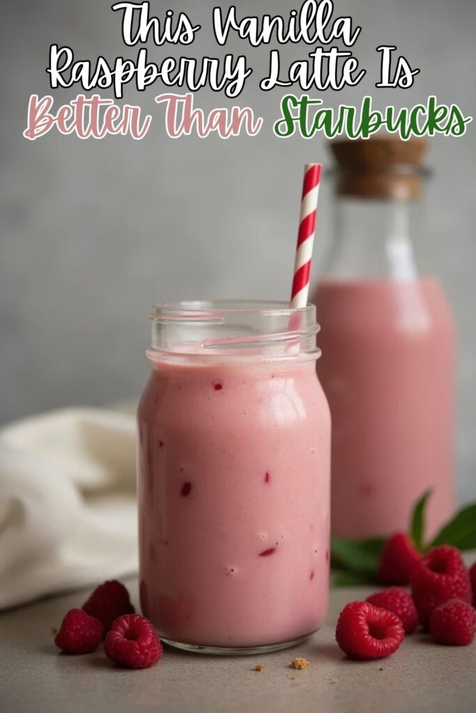 This Vanilla Raspberry Latte Is Better Than Starbucks