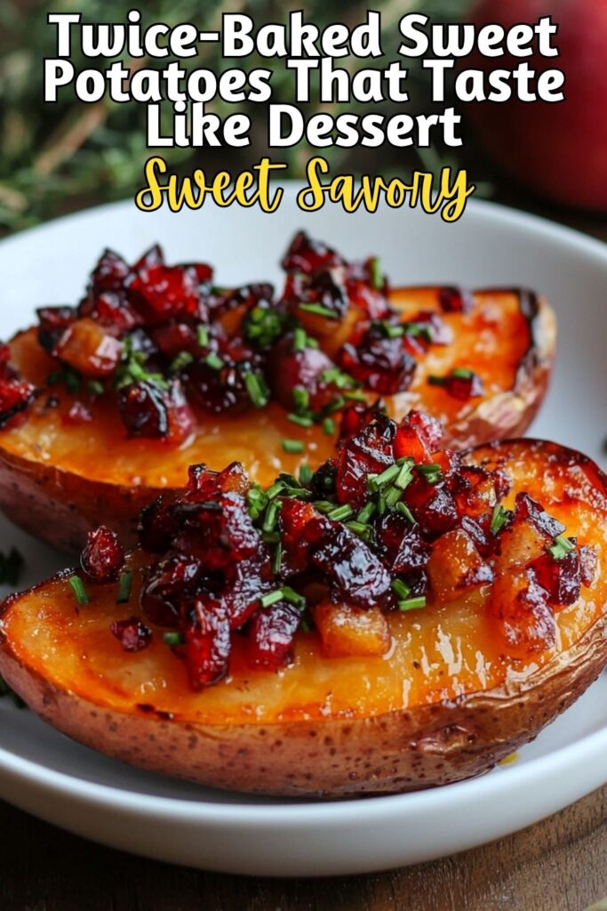 Twice-Baked Sweet Potatoes That Taste Like Dessert - Sweet Savory