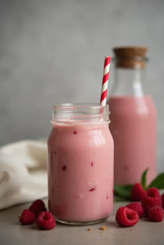 Vanilla Raspberry Iced Latte That Tastes Like Summer