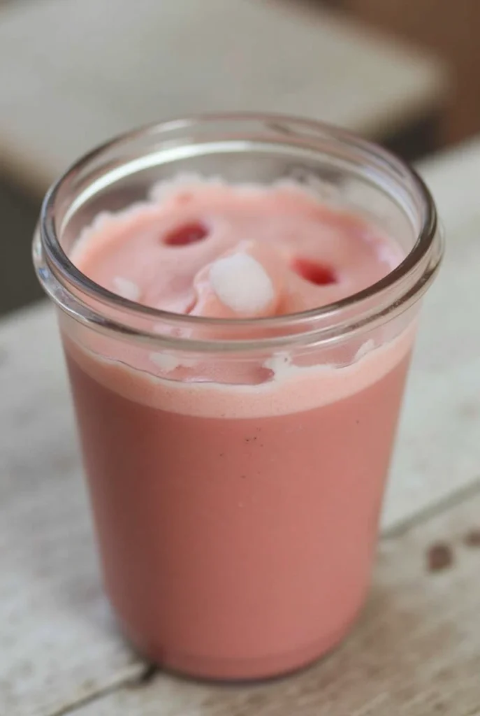 Cool Down with This Dreamy Raspberry Latte