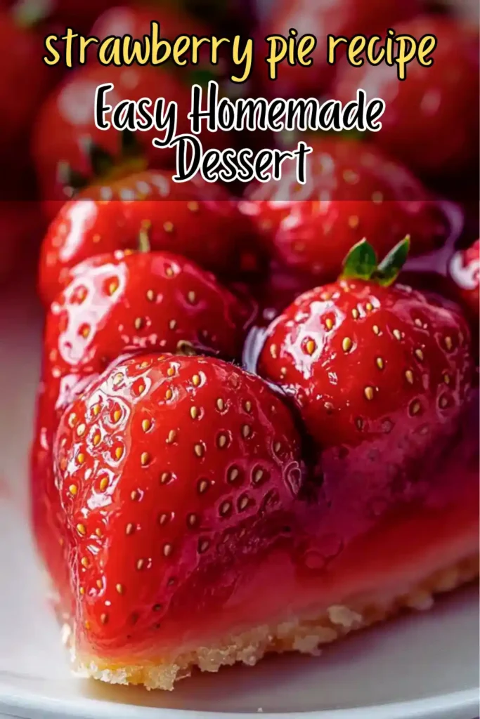 strawberry pie recipe