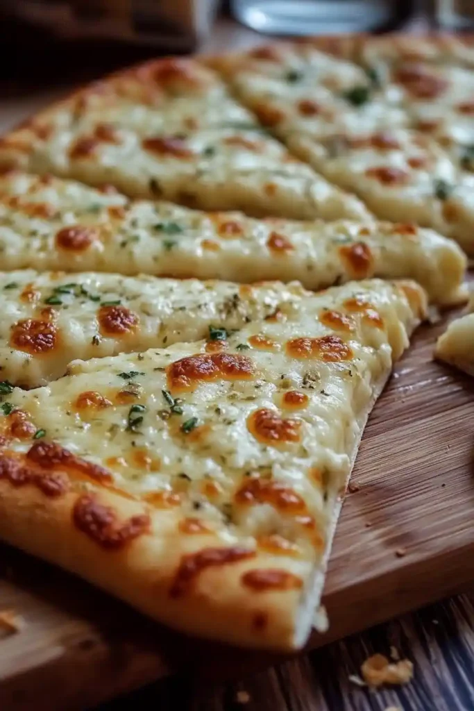 Homemade Alfredo Pizza with Rich Buttery Flavor