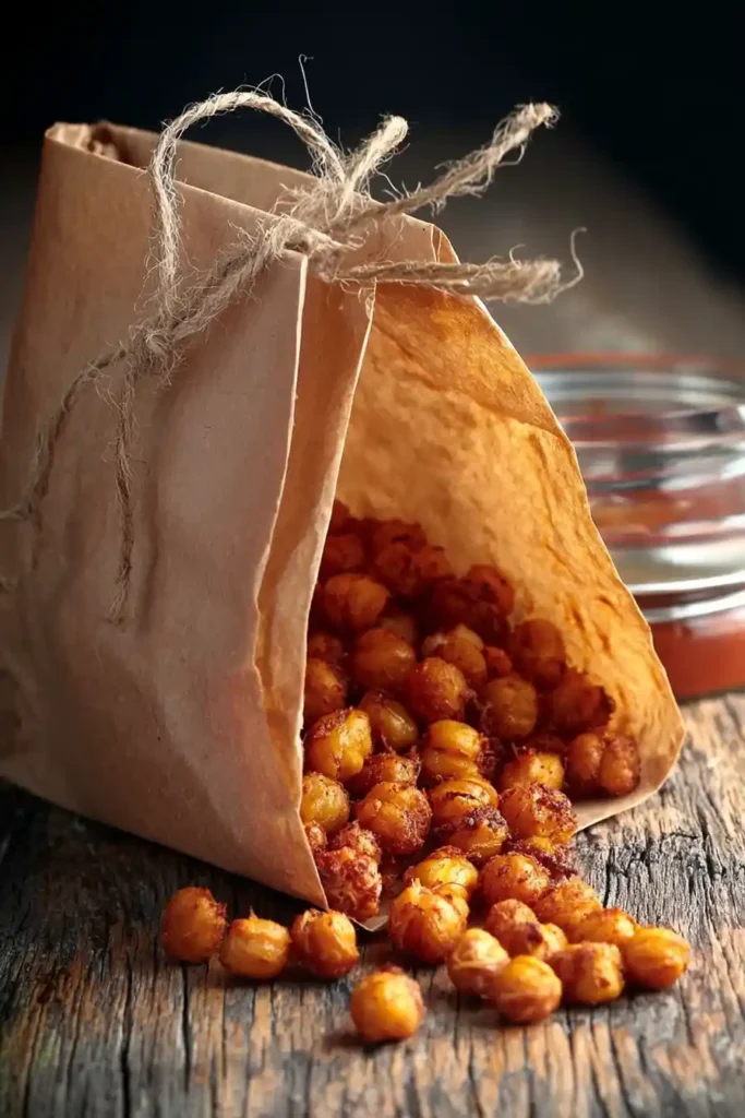 Crispy roasted chickpea