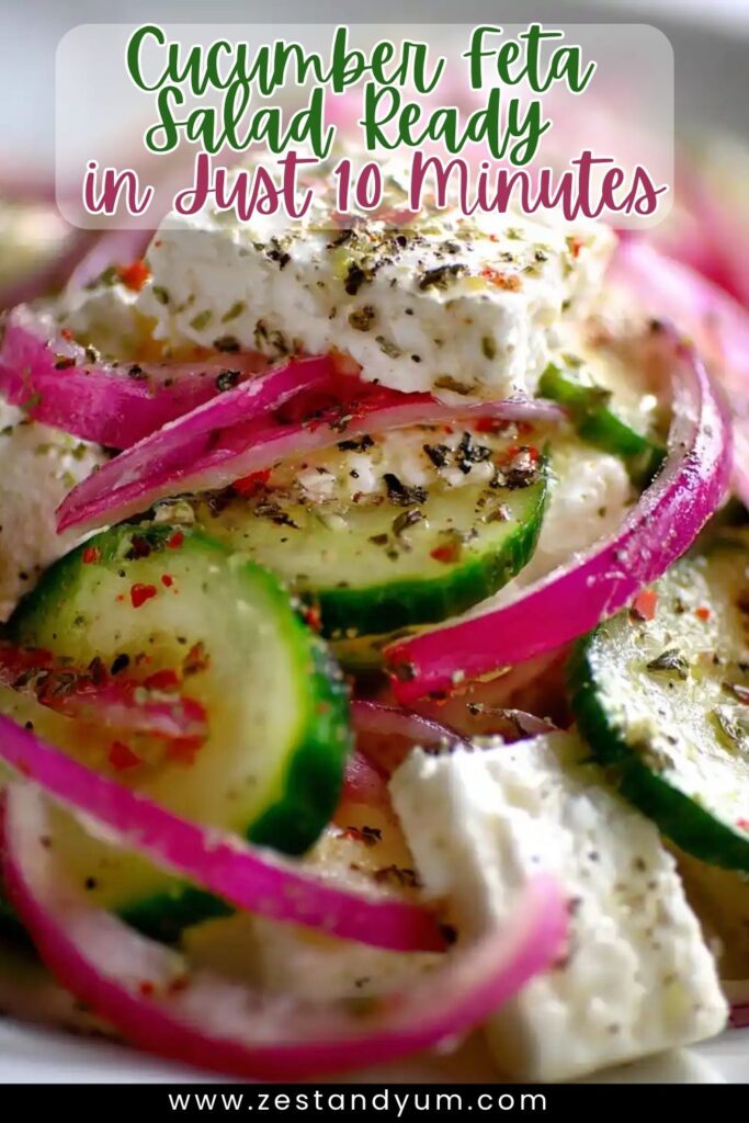 Cucumber Feta Salad Ready in Just 10 Minutes