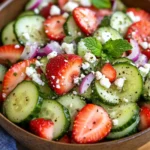 Cucumber Strawberry Salad