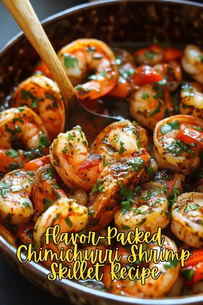 Flavor-Packed Chimichurri Shrimp Skillet Recipe