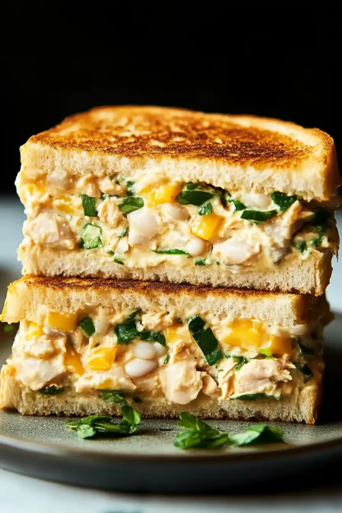 High-Protein Tuna & White Bean Melt