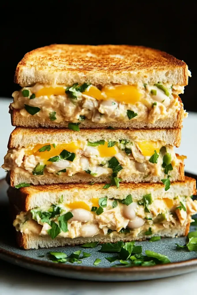 High-Protein Tuna & White Bean Melt