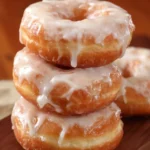 Soft Lemon Donuts Dipped in Sweet Citrus Glaze