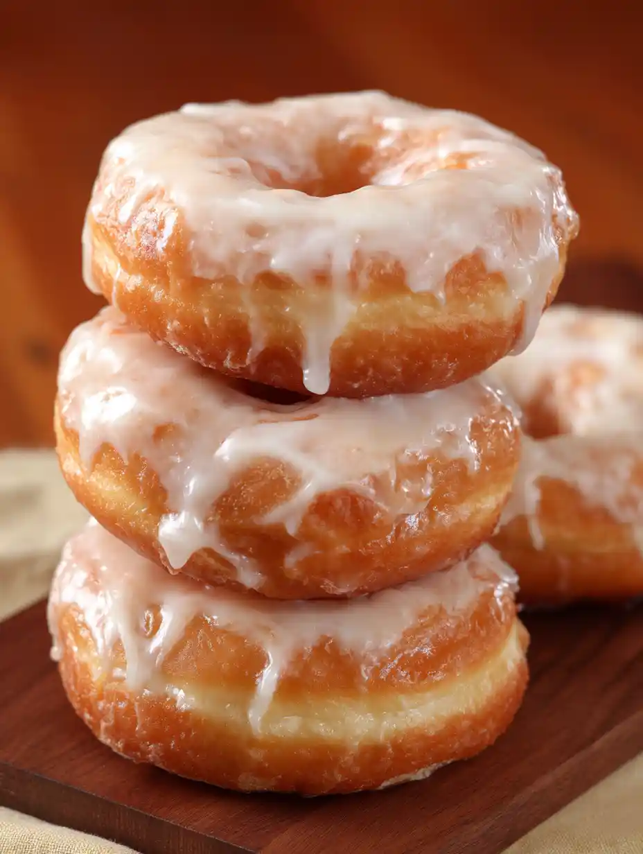 Soft Lemon Donuts Dipped in Sweet Citrus Glaze