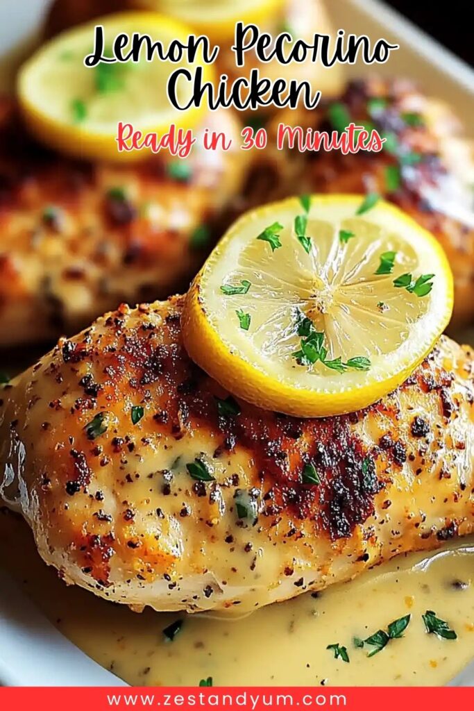 Lemon Pecorino Chicken