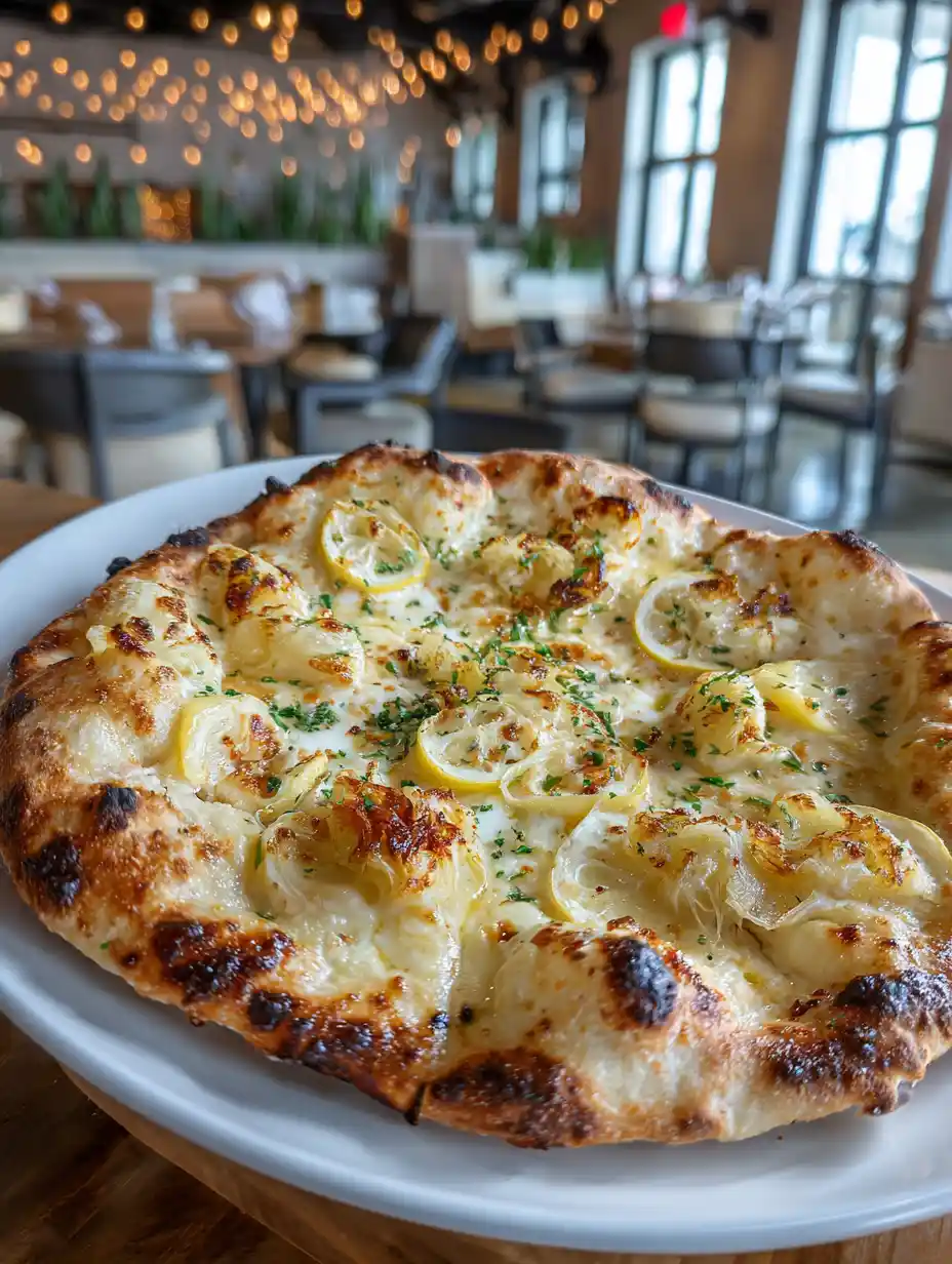 Crispy Lemon Pizza for a Light & Flavorful Dinner Idea